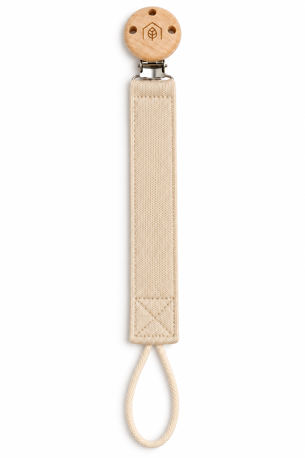 Attache-suce coton Beige