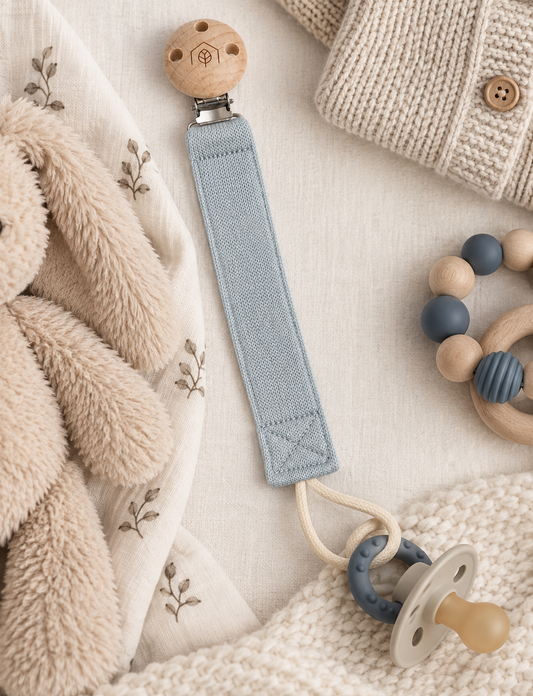 Attache-suce coton Bleu
