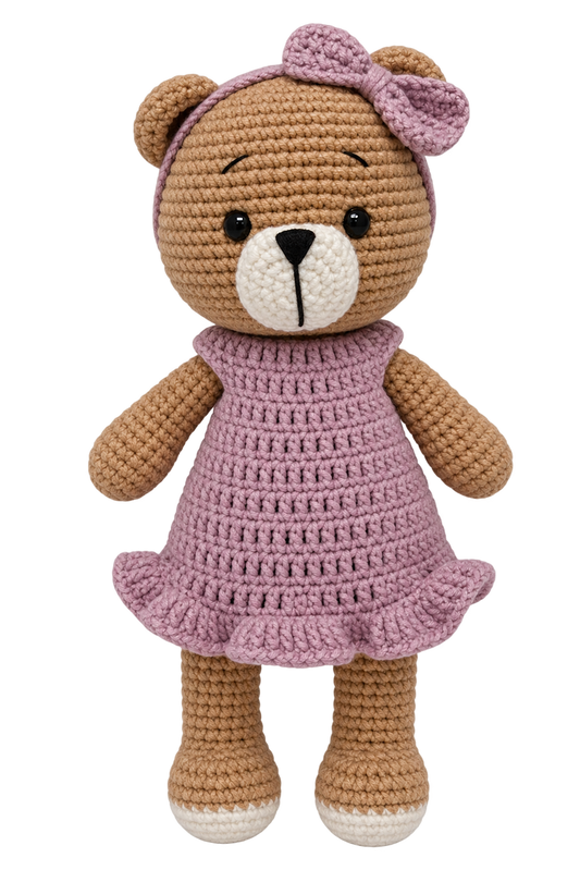 Peluche crochet - Lila